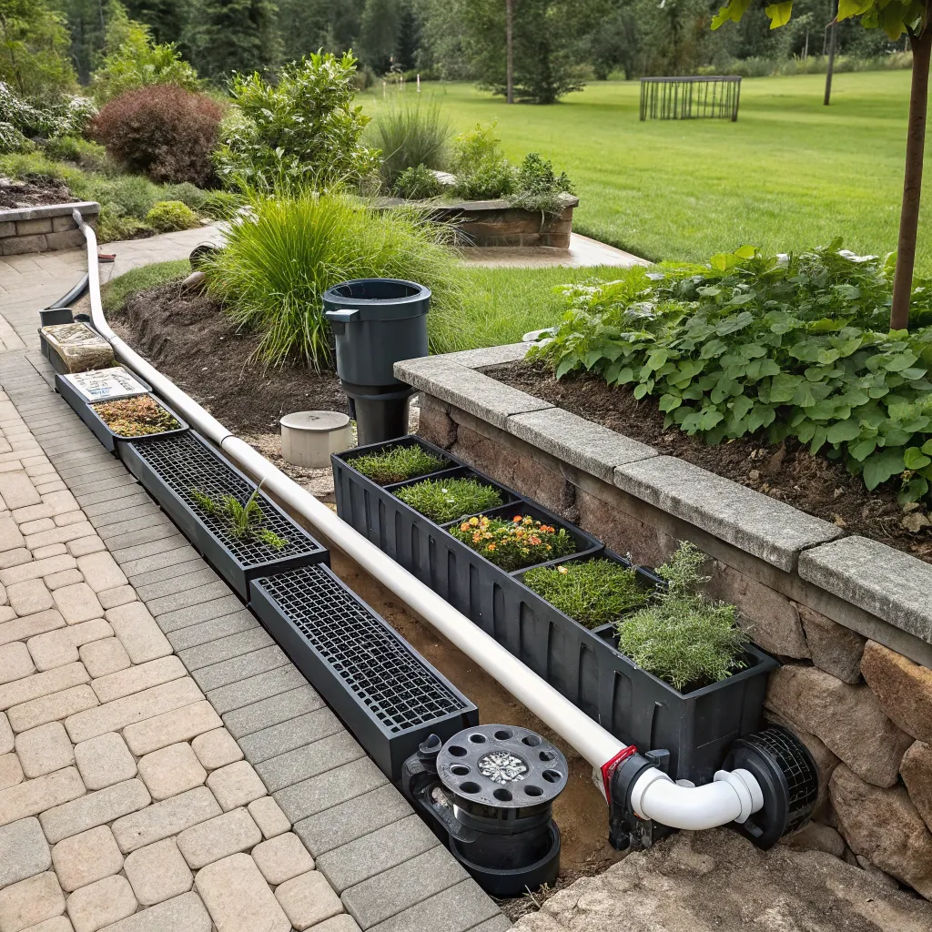 Comprehensive Garden Drainage System